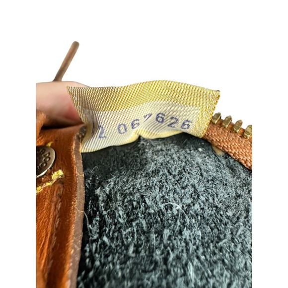 VTG DOONEY & BOURKE AWL Hobo Black Brown Pebbled Leather Shoulder Bag Purse USA - Picture 7 of 12